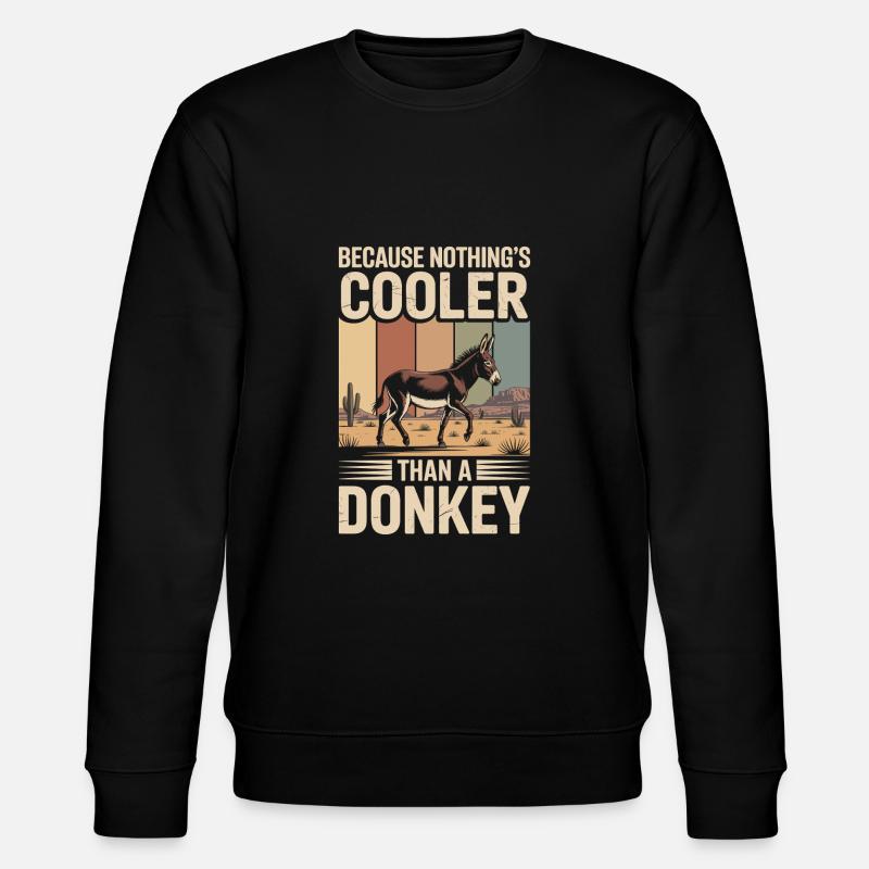 Drôle d’âne - Sweat bio CHANGER Stanley/Stella Unisexe - noir