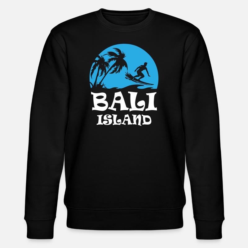 Bali Island - Stanley/Stella økologisk unisex-sweatshirt CHANGER  - sort