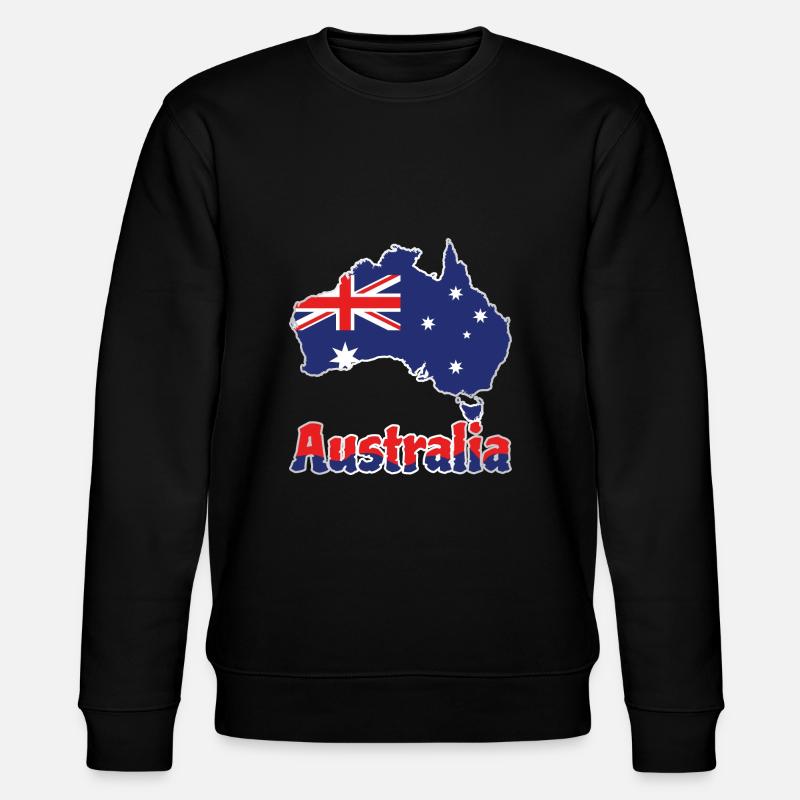 AUSTRALIEN - Stanley/Stella Unisex Bio-Sweatshirt CHANGER  - Schwarz