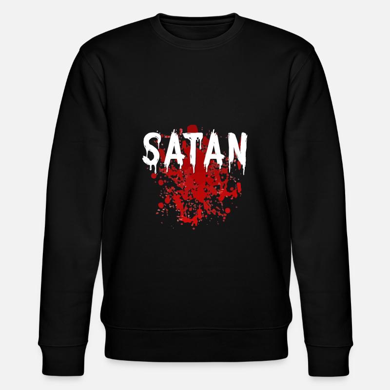Satan - Stanley/Stella Unisex Bio-Sweatshirt CHANGER  - Schwarz