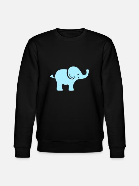 Bébé éléphant - Sweat bio CHANGER Stanley/Stella Unisexe - noir