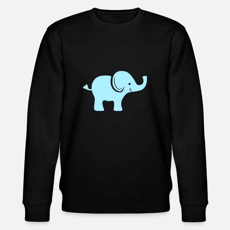 Bébé éléphant - Sweat bio CHANGER Stanley/Stella Unisexe - noir