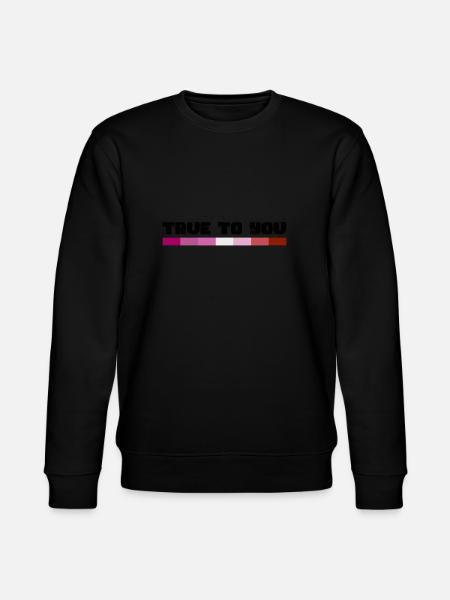 Rainbow Connection Embrace, Happy Pride - Stanley/Stella CHANGER Unisex Organic Sweatshirt - black