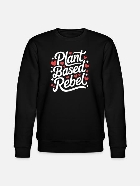 Vegetarian Vegan Veggie Vegetarian - Stanley/Stella CHANGER Unisex Organic Sweatshirt - black