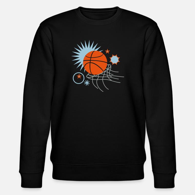 basketball - Stanley/Stella Unisex Bio-Sweatshirt CHANGER - Schwarz