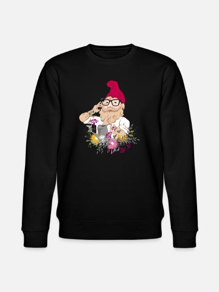 Garden Hipster - Stanley/Stella CHANGER Unisex Organic Sweatshirt - black