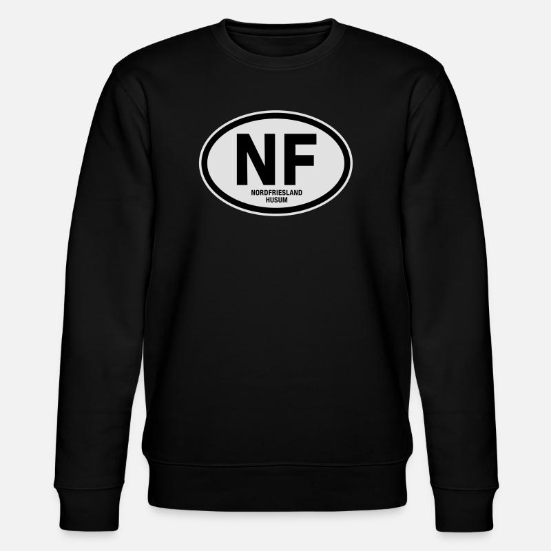 NF Nordfriesland Husum - Stanley/Stella Unisex Bio-Sweatshirt CHANGER  - Schwarz