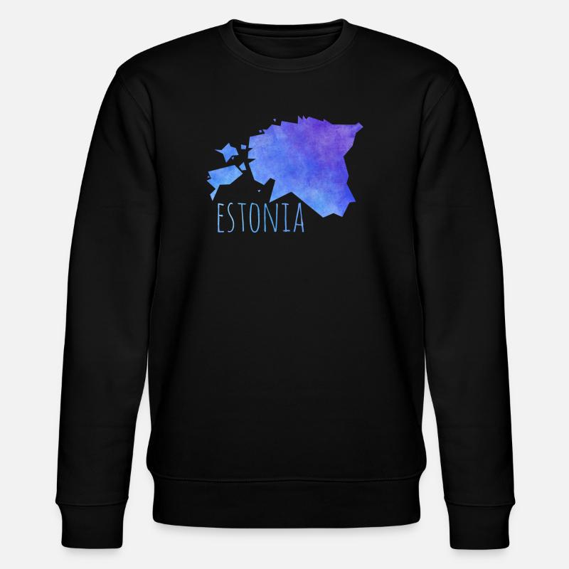 estonia - Stanley/Stella Unisex Bio-Sweatshirt CHANGER  - Schwarz