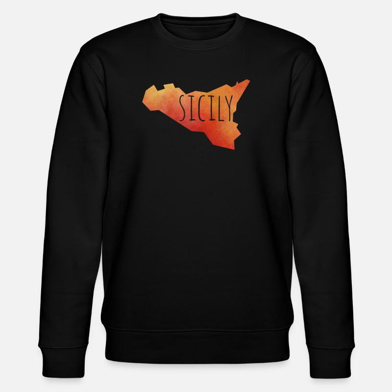 sicily - Stanley/Stella CHANGER Unisex Organic Sweatshirt - black
