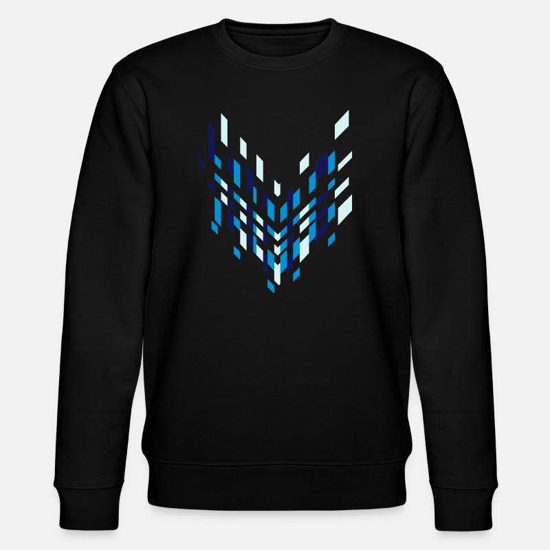 une flèche icône graphique - Sweat bio CHANGER Stanley/Stella Unisexe - noir