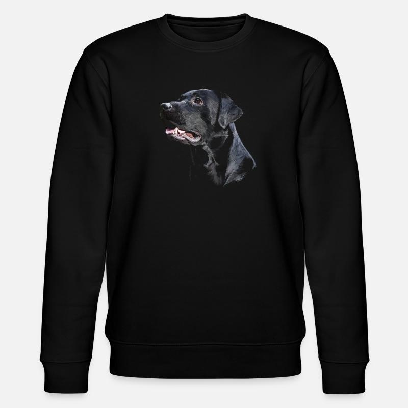 Labrador - Stanley/Stella Unisex Bio-Sweatshirt CHANGER  - Schwarz