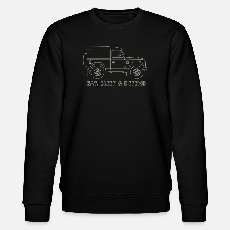 Eat Sleep Defend - Stanley/Stella Unisex Bio-Sweatshirt CHANGER  - Schwarz