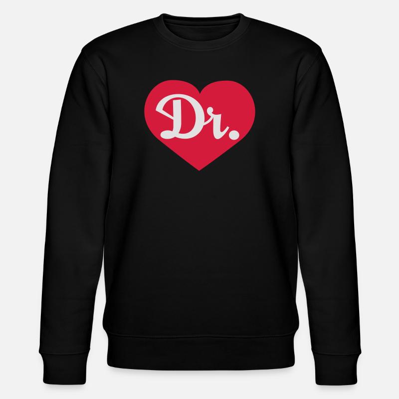 Love Doktor - Stanley/Stella Unisex Bio-Sweatshirt CHANGER  - Schwarz