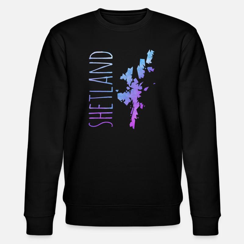 Shetland Islands - Stanley/Stella Unisex Bio-Sweatshirt CHANGER  - Schwarz