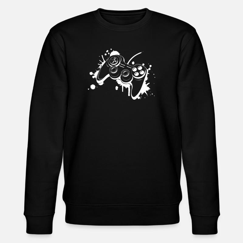 Gamepad Graffiti - Stanley/Stella CHANGER Unisex Organic Sweatshirt - black