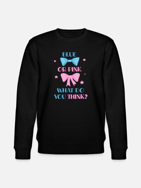 Baby Gender Reveal Party - Stanley/Stella CHANGER Unisex Organic Sweatshirt - black