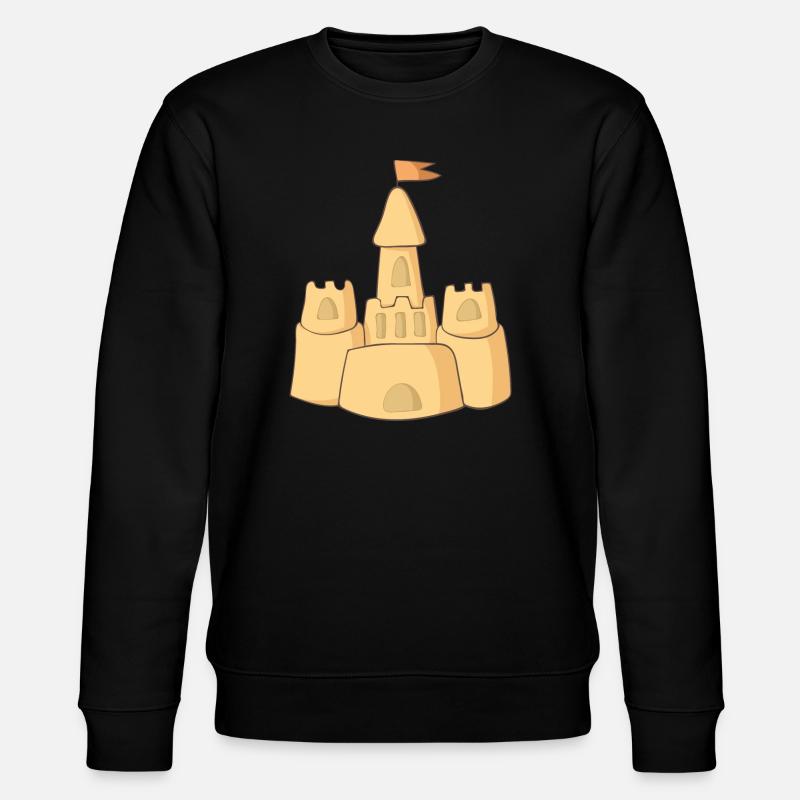 sandcastle - Stanley/Stella CHANGER Unisex Organic Sweatshirt - black