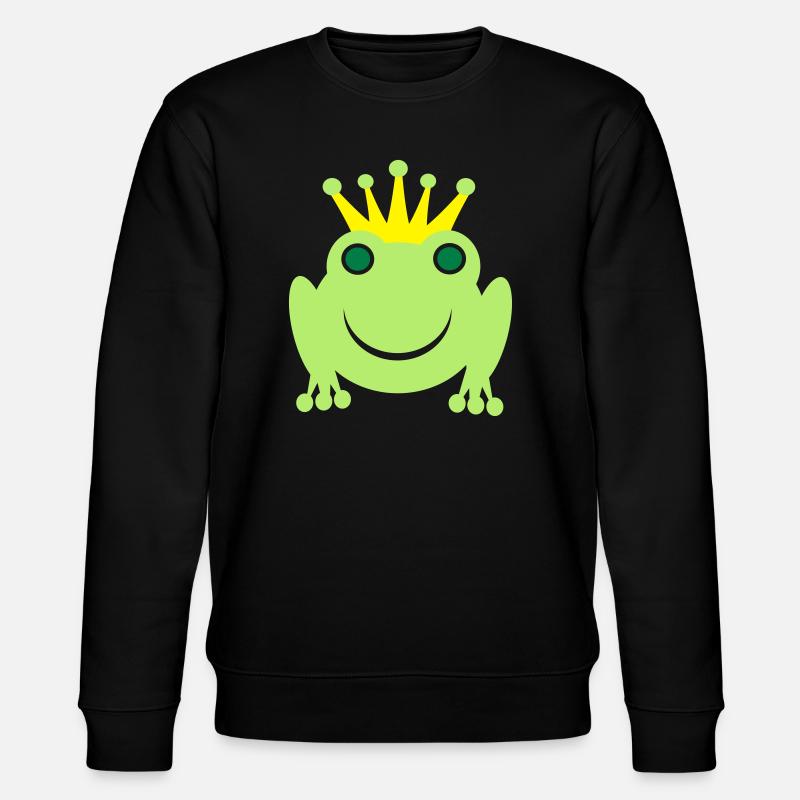 Froschkönig - Stanley/Stella Unisex Bio-Sweatshirt CHANGER  - Schwarz