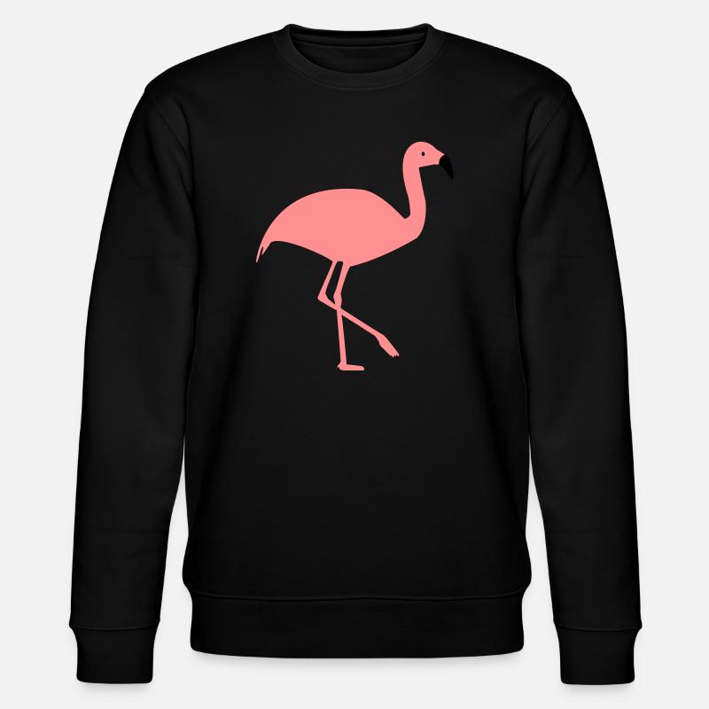 Flamingo - Stanley/Stella Unisex Bio-Sweatshirt CHANGER  - Schwarz