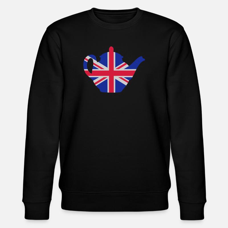 British teapot 3clr - Stanley/Stella Unisex Bio-Sweatshirt CHANGER  - Schwarz