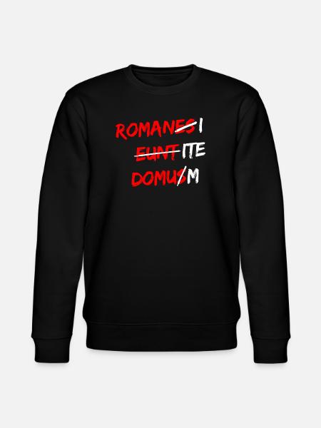 Romanes Eunt Domus Latein Spruch - Stanley/Stella Unisex Bio-Sweatshirt CHANGER - Schwarz