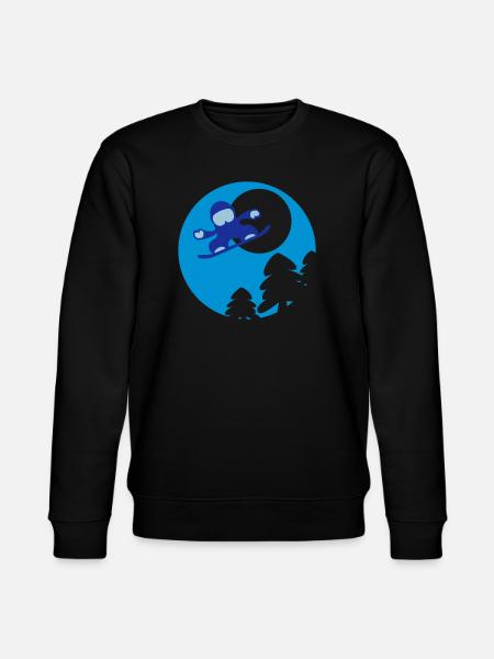 snowboader2 - Stanley/Stella CHANGER Unisex Organic Sweatshirt - black