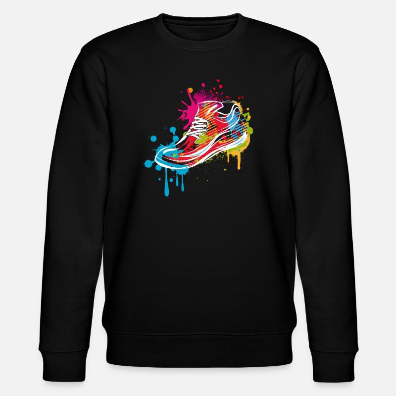 Sneaker Graffiti - Stanley/Stella Unisex Bio-Sweatshirt CHANGER  - Schwarz