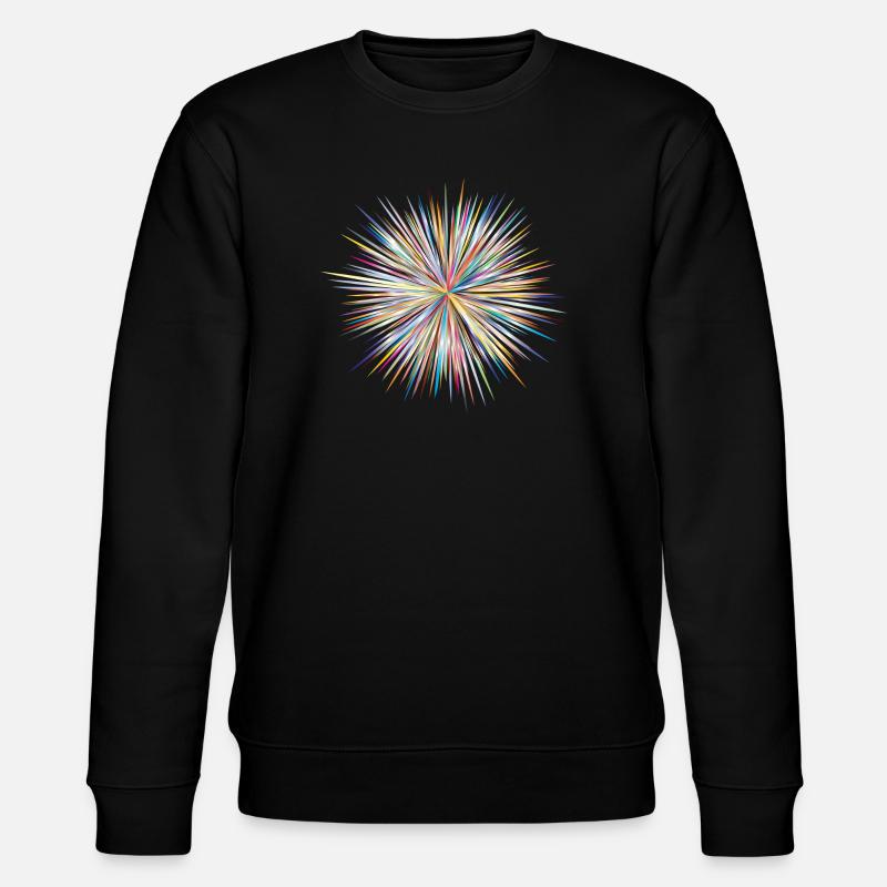 Abstract Explosion - Stanley/Stella Unisex Bio-Sweatshirt CHANGER  - Schwarz