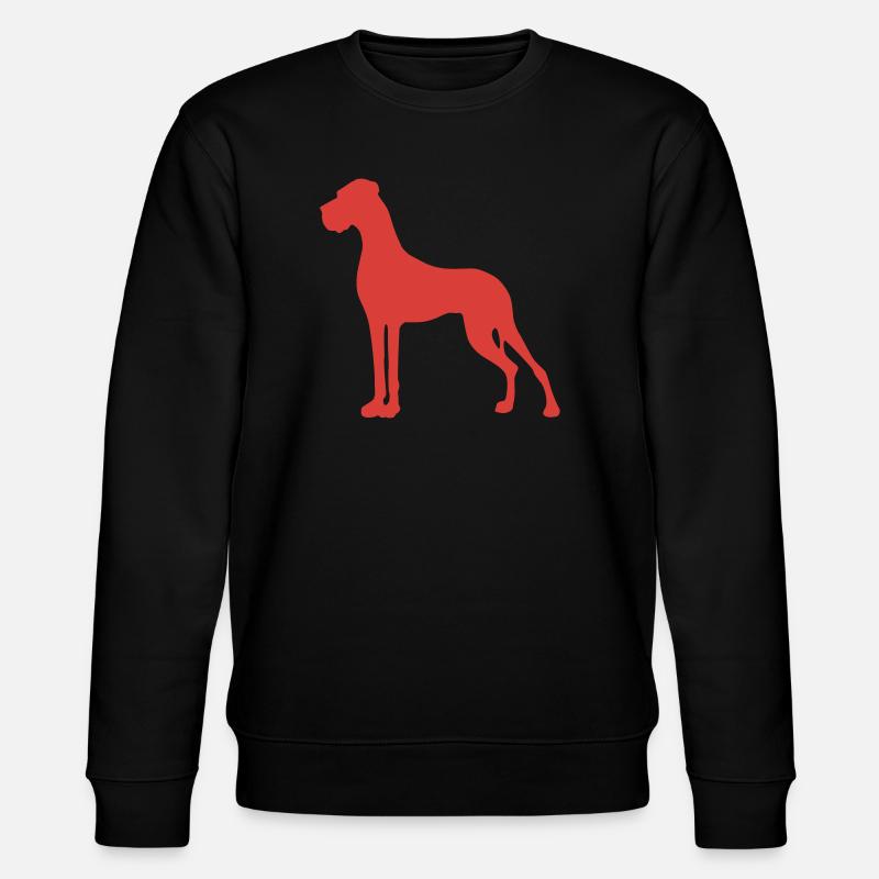 Deutsche Dogge - Stanley/Stella Unisex Bio-Sweatshirt CHANGER  - Schwarz