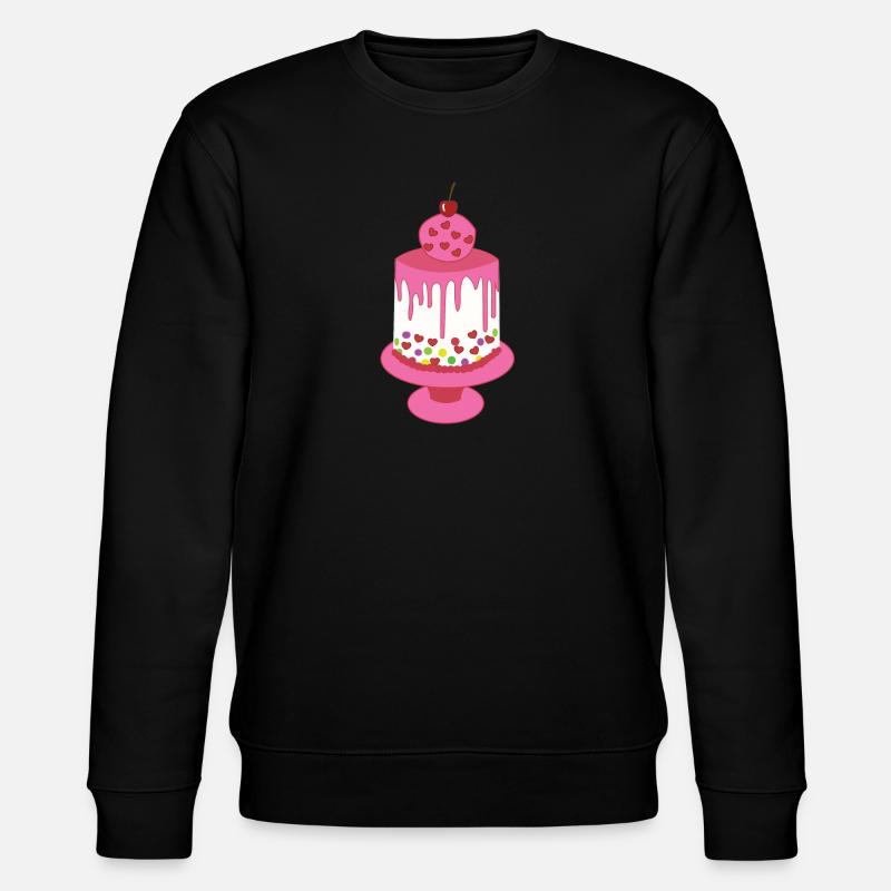 cake - Stanley/Stella CHANGER Unisex Organic Sweatshirt - black