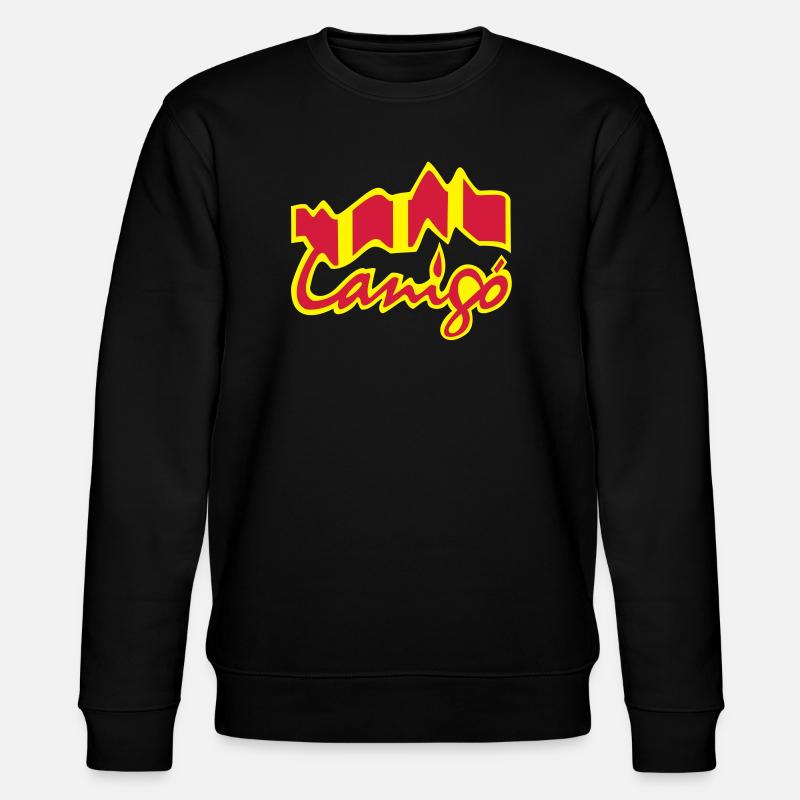 canigo canigou - Stanley/Stella Unisex Bio-Sweatshirt CHANGER  - Schwarz