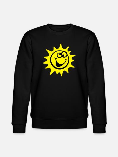 sun 2c comic style - Stanley/Stella CHANGER Unisex Organic Sweatshirt - black