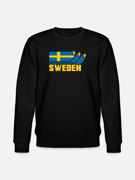 Suède / Suède - Drapeau / Cadeau - Sweat bio CHANGER Stanley/Stella Unisexe - noir