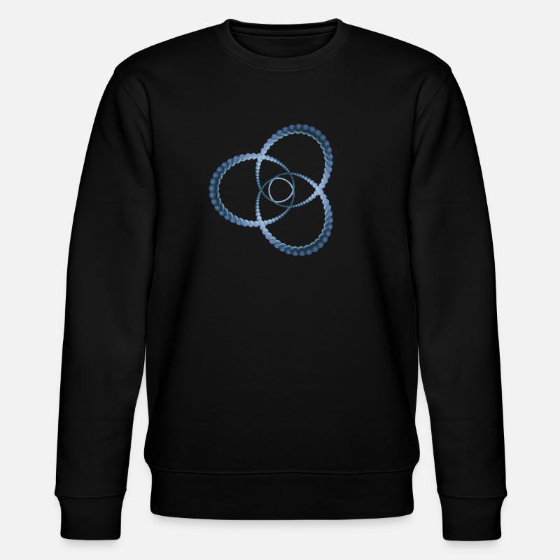 Atom - Cellular five - Stanley/Stella Unisex Bio-Sweatshirt CHANGER  - Schwarz
