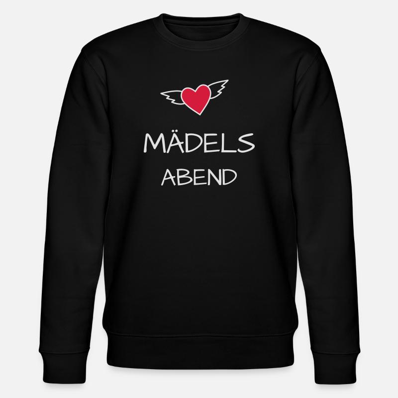 Soirée de filles de mouches coeurs - Sweat bio CHANGER Stanley/Stella Unisexe - noir