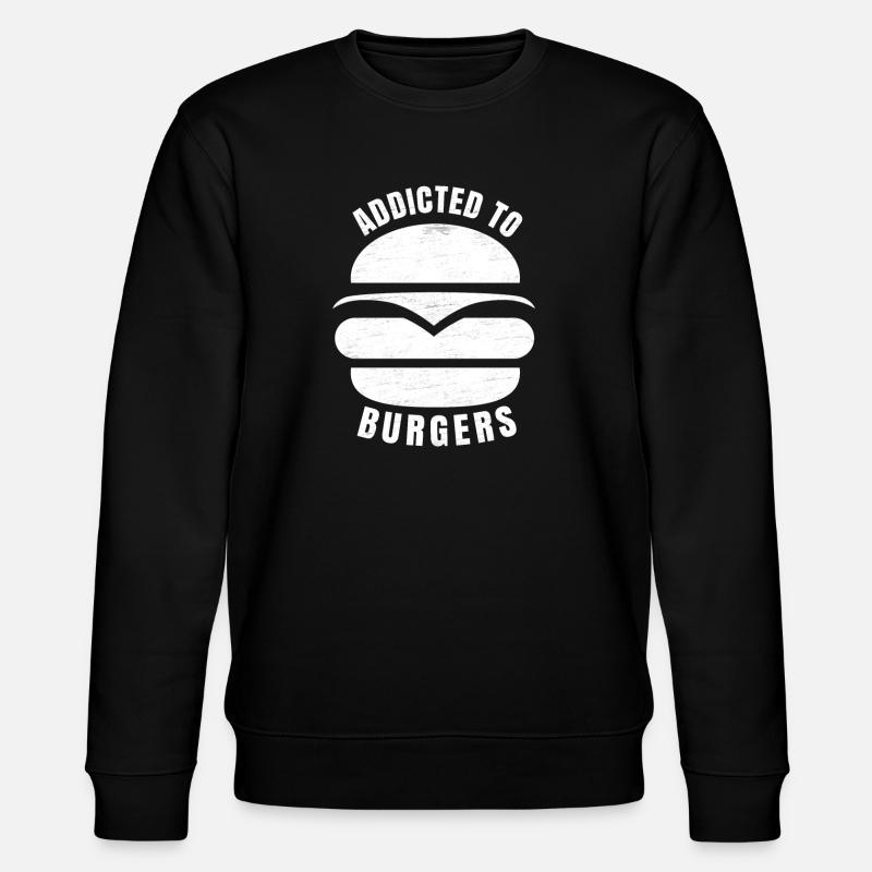 Süchtig nach Bürgern - Stanley/Stella Unisex Bio-Sweatshirt CHANGER  - Schwarz