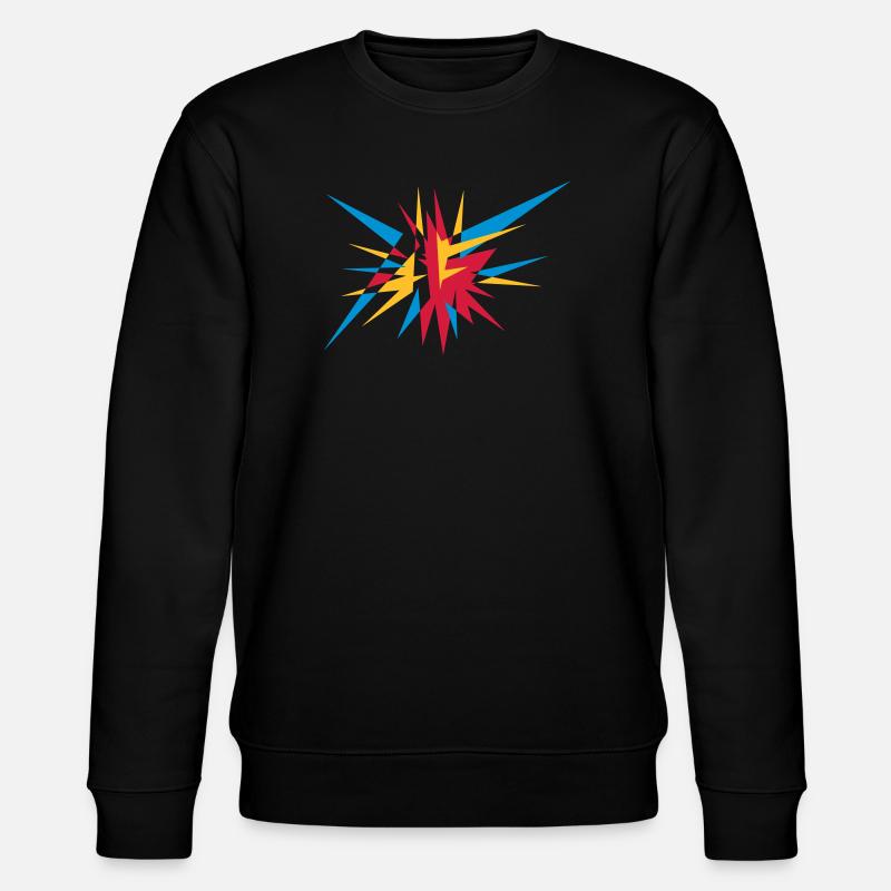 Explosion et les rayons - Sweat bio CHANGER Stanley/Stella Unisexe - noir