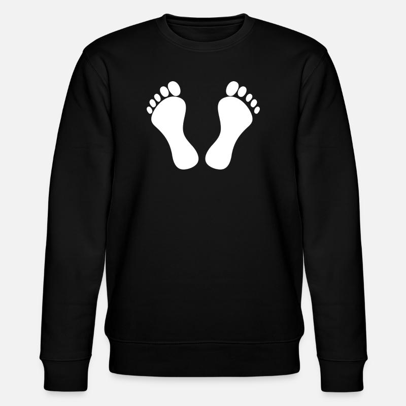 Füße - Stanley/Stella Unisex Bio-Sweatshirt CHANGER  - Schwarz
