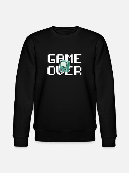 Game Over Retrogaming - Stanley/Stella CHANGER Unisex Organic Sweatshirt - black