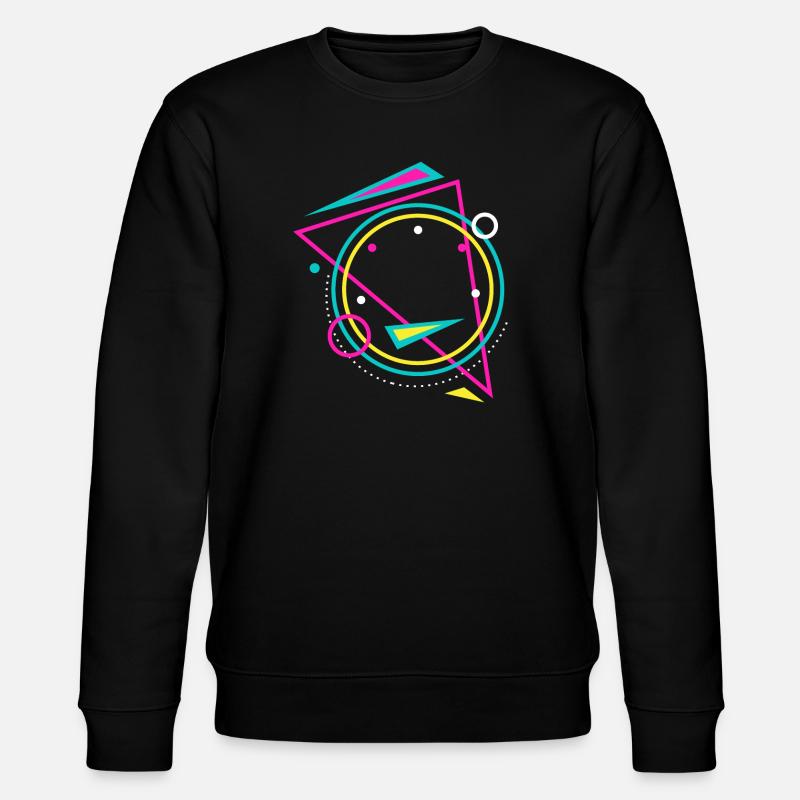 geometry - Stanley/Stella CHANGER Unisex Organic Sweatshirt - black