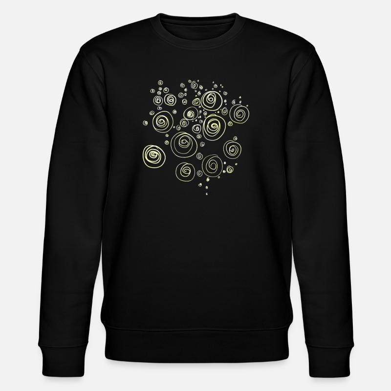 Shells / Spirals Abstract - Stanley/Stella CHANGER Unisex Organic Sweatshirt - black