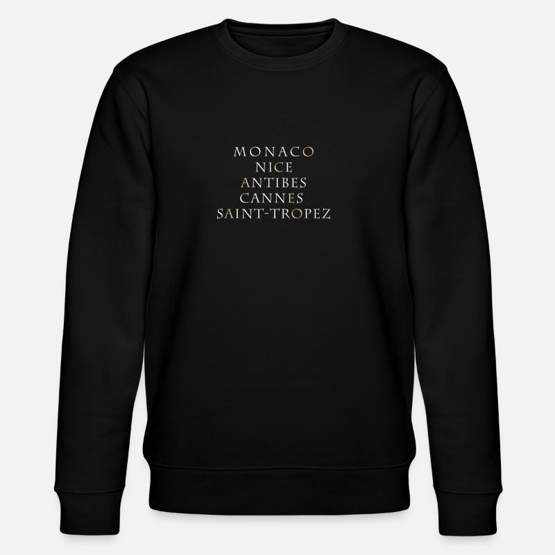 monaco - Stanley/Stella CHANGER Unisex Organic Sweatshirt - black
