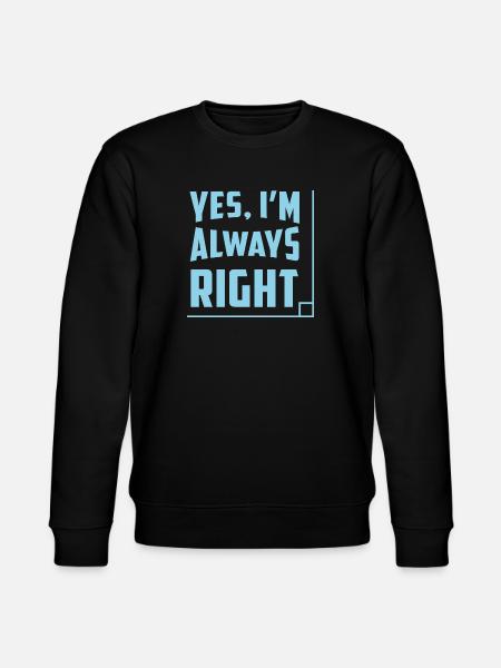 funny math teacher - Stanley/Stella CHANGER Unisex Organic Sweatshirt - black