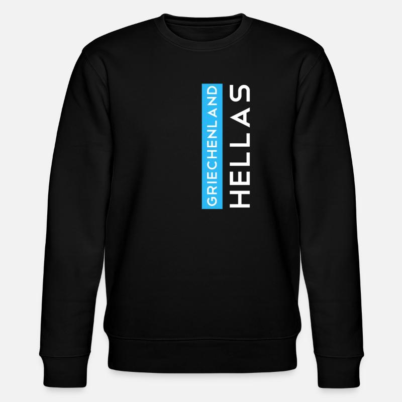 Greece Hellas - Stanley/Stella CHANGER Unisex Organic Sweatshirt - black