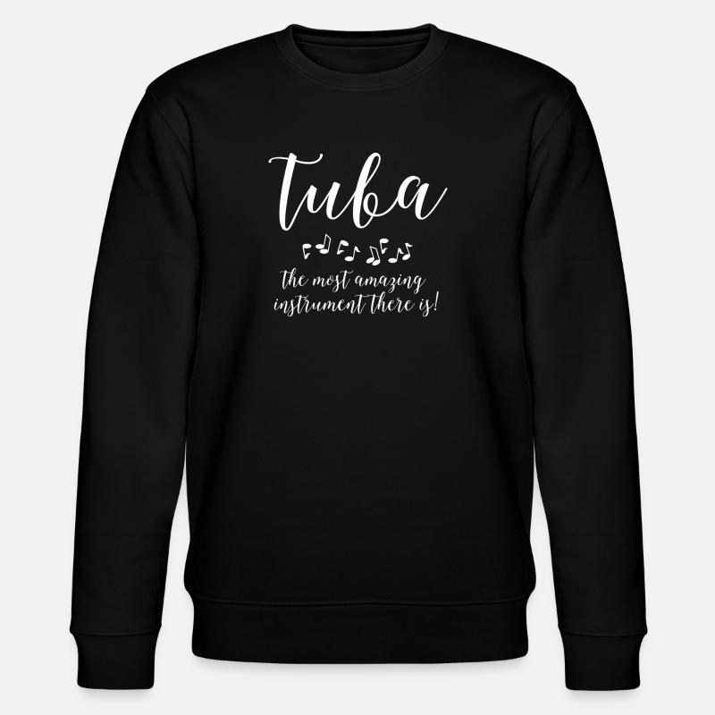 Incroyable Tuba White Text - Sweat bio CHANGER Stanley/Stella Unisexe - noir