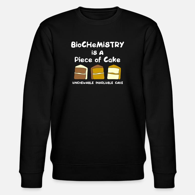 Biochemie-Kuchen - Stanley/Stella Unisex Bio-Sweatshirt CHANGER  - Schwarz