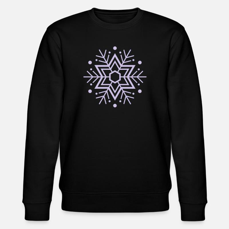 flocon de neige - Sweat bio CHANGER Stanley/Stella Unisexe - noir