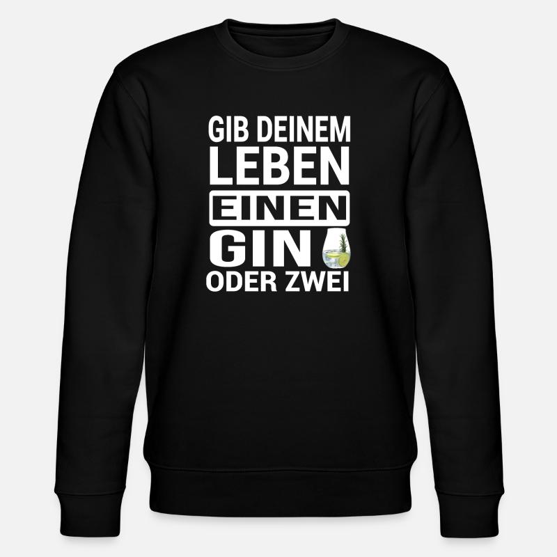 GIN - Stanley/Stella Unisex Bio-Sweatshirt CHANGER  - Schwarz