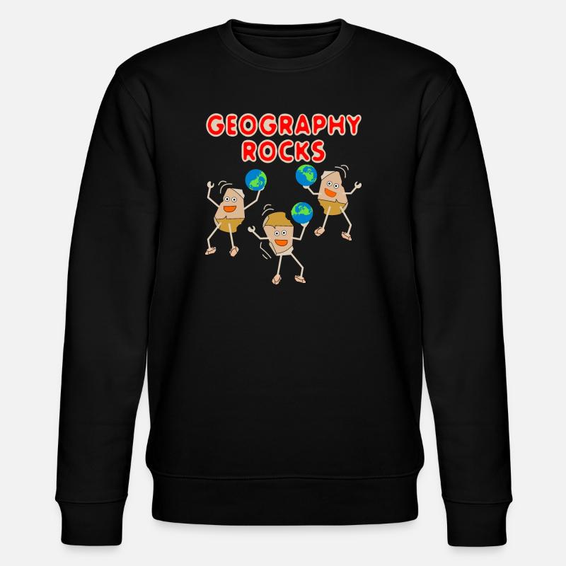 Trois rochers de géographie - Sweat bio CHANGER Stanley/Stella Unisexe - noir