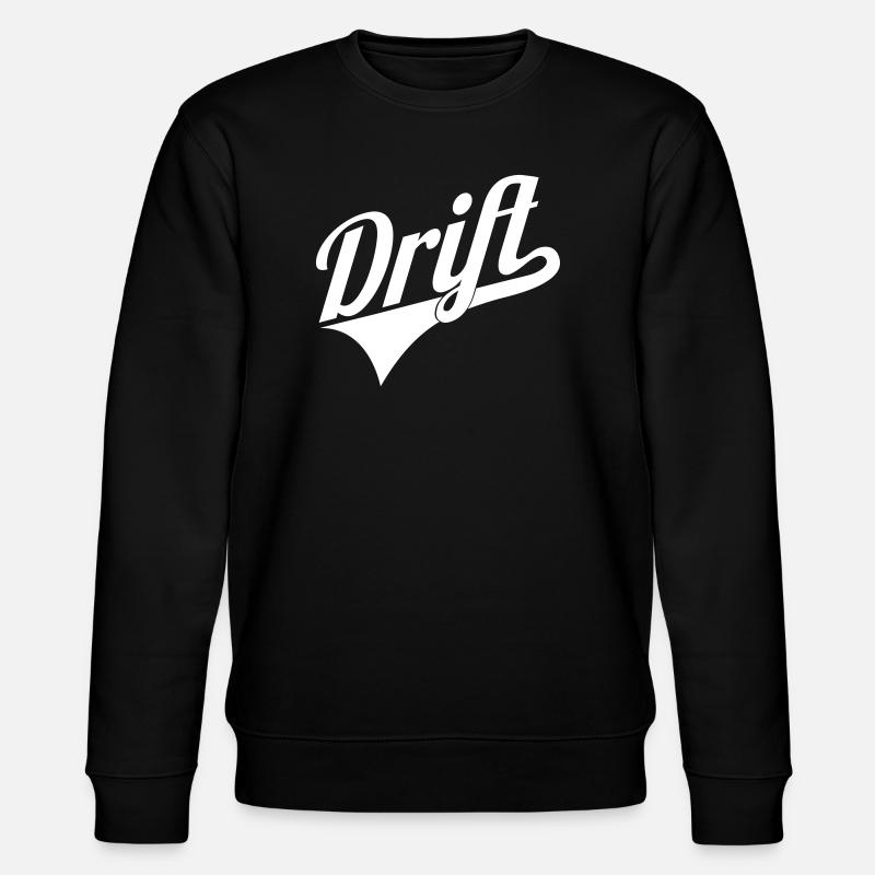 Drift Schriftzug Logo - Stanley/Stella Unisex Bio-Sweatshirt CHANGER  - Schwarz